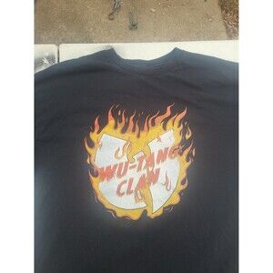 Retro Wu Tang Clan Shirt Flames